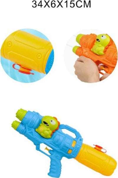 Pistola Ad Acqua Con Serbatoio Dinosauro 34x6x15cm Gioco Bambini Mare Ass 605447 Giochi e giocattoli/Sport e giochi all'aperto/Giochi aquatici e piscine per bambini/Pistole d'acqua Trade Shop italia - Napoli, Commerciovirtuoso.it