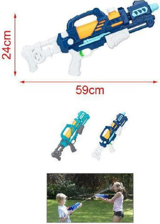 Pistola Ad Acqua Fucile 59x24cm Serbatoio 600ml Bambini Colori Assortiti 2904385 Giochi e giocattoli/Sport e giochi all'aperto/Giochi aquatici e piscine per bambini/Pistole d'acqua Trade Shop italia - Napoli, Commerciovirtuoso.it