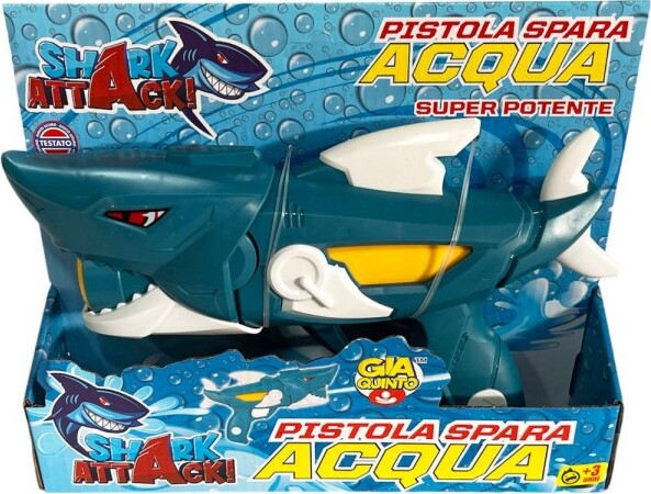 Pistola-Ad-Acqua-Super-Potente-A-Forma-Di-Squalo-Gioco-Da-Mare-Spiaggia-Bambini