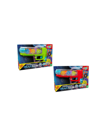 Pistola con ingranaggi e proiettili 2 assortimenti