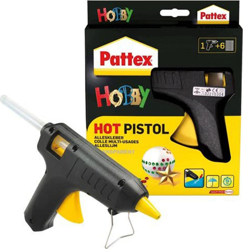 Pistola colla a caldo professionale, incollaggio rapido, Hobby Pattex