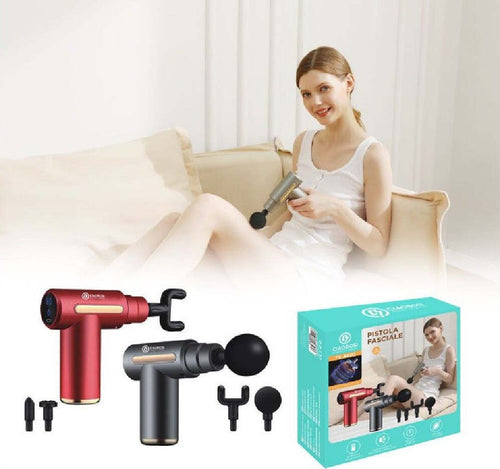 Pistola Fasciale Per Massaggio A Vibrazione Batteria Testina Massaggiante Tx-8400 Salute e cura della persona/Benessere/Massaggi e relax/Massaggiatori elettrici/Massaggiatori elettrici manuali Trade Shop italia - Napoli, Commerciovirtuoso.it