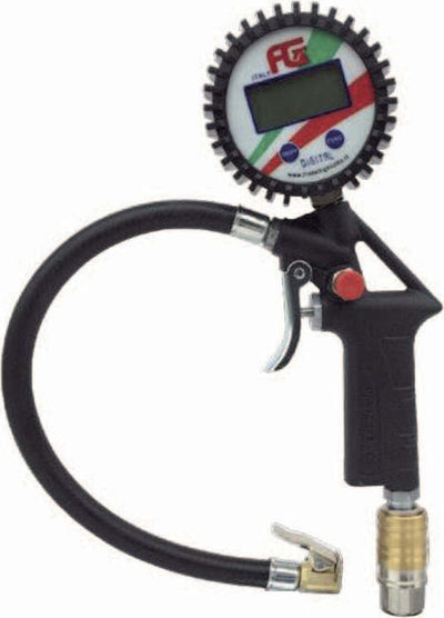Pistola gonfiaggio con manometro digitale corpo in alluminio massima