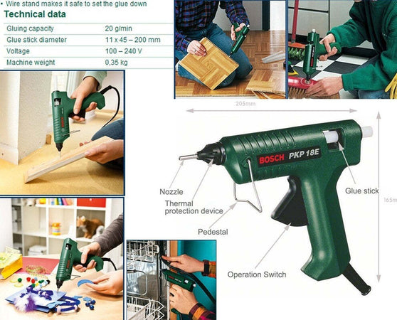 PISTOLA INCOLLATRICE PER COLLA A CALDO BOSCH PKP 18 E 18E TERMOCOLLA 200W  Trade Shop italia - Napoli, Commerciovirtuoso.it
