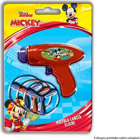 Pistola Lancia Dischi Lancia Eliche Mickey Mouse Topolino Giocattolo Per Bambini Giochi e giocattoli/Giochi d'imitazione e accessori di travestimento/Accessori per travestimento/Armi giocattolo/Pistole giocattolo Trade Shop italia - Napoli, Commerciovirtuoso.it