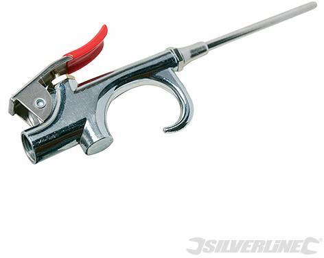Pistola per compressore 230 mm in lega di zinco Silverline alta qualità