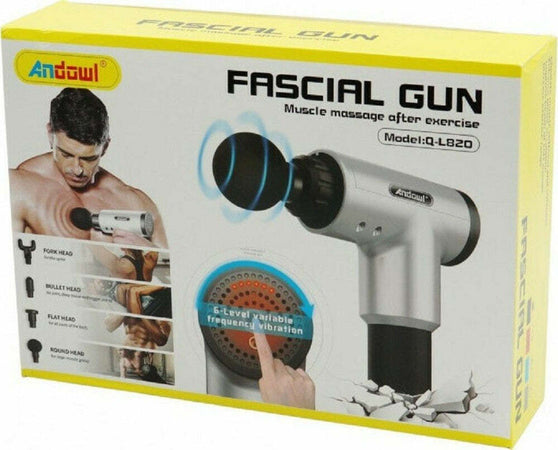 Pistola Per Massaggio Muscolare Fasciale Per Muscoli Corpo Ricaricabile Q-l820 Salute e cura della persona/Benessere/Massaggi e relax/Massaggiatori elettrici/Massaggiatori elettrici manuali Trade Shop italia - Napoli, Commerciovirtuoso.it