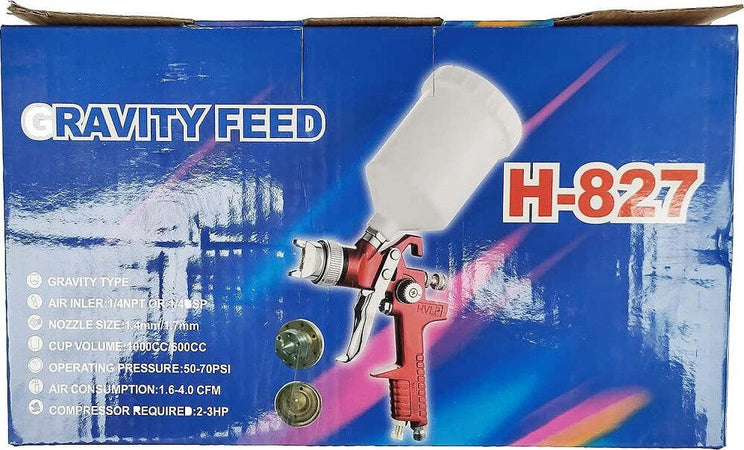 Pistola Per Verniciare A Spruzzo Hvlp Aerografo Con Ugello Da 1,4mm Coppa 600cc Auto e Moto/Verniciatura/Aerografi e accessori Trade Shop italia - Napoli, Commerciovirtuoso.it