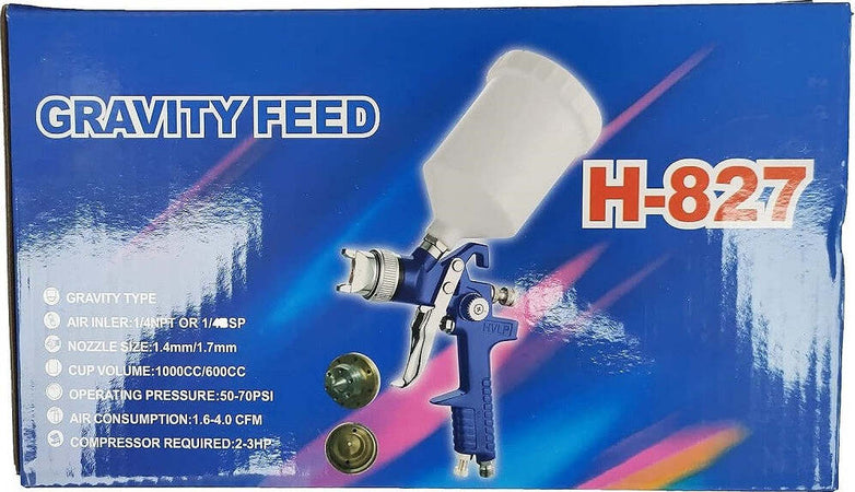 Pistola Per Verniciare A Spruzzo Hvlp Aerografo Con Ugello Da 1,4mm Coppa 600cc Auto e Moto/Verniciatura/Aerografi e accessori Trade Shop italia - Napoli, Commerciovirtuoso.it