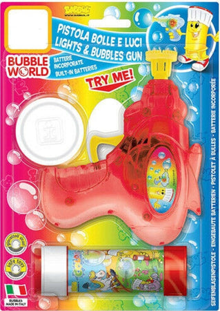 Pistola Spara Bolle Di Sapone Con Luci E Flacone 60 Ml Made In Italy Giocattoli Giochi e giocattoli/Sport e giochi all'aperto/Bolle/Soffiatori di bolle Trade Shop italia - Napoli, Commerciovirtuoso.it