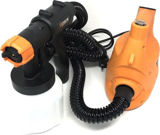 Pistola-Spruzzo-Spray-Pittura-Verniciatore-Elettrico-450-W-800-Ml-Pareti-Muro