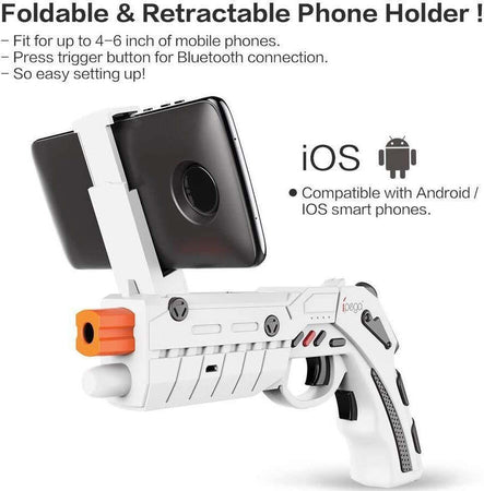 PISTOLA WIRELESS BLUETOOTH GAME GUN AR GAMEPAD IOS ANDROID IPEGA PG-9082 CONTROL Elettronica/Cellulari e accessori/Accessori/Accessori per videogiochi/Joystick Trade Shop italia - Napoli, Commerciovirtuoso.it