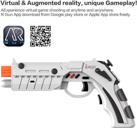 PISTOLA WIRELESS BLUETOOTH GAME GUN AR GAMEPAD IOS ANDROID IPEGA PG-9082 CONTROL Elettronica/Cellulari e accessori/Accessori/Accessori per videogiochi/Joystick Trade Shop italia - Napoli, Commerciovirtuoso.it