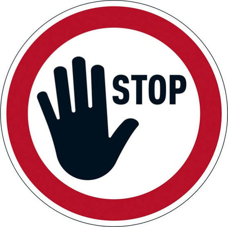 Pittogramma da pavimento rimovibile ''Stop'' - D 43 cm - Durable Fai da te/Sicurezza e protezione/Attrezzature per sicurezza sul lavoro/Segnaletica antinfortunistica Eurocartuccia - Pavullo, Commerciovirtuoso.it