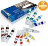 Pittura-Acrilica-Confezione-12-Pezzi-Acquerelli-Vari-Colori-Tubo-12-Ml