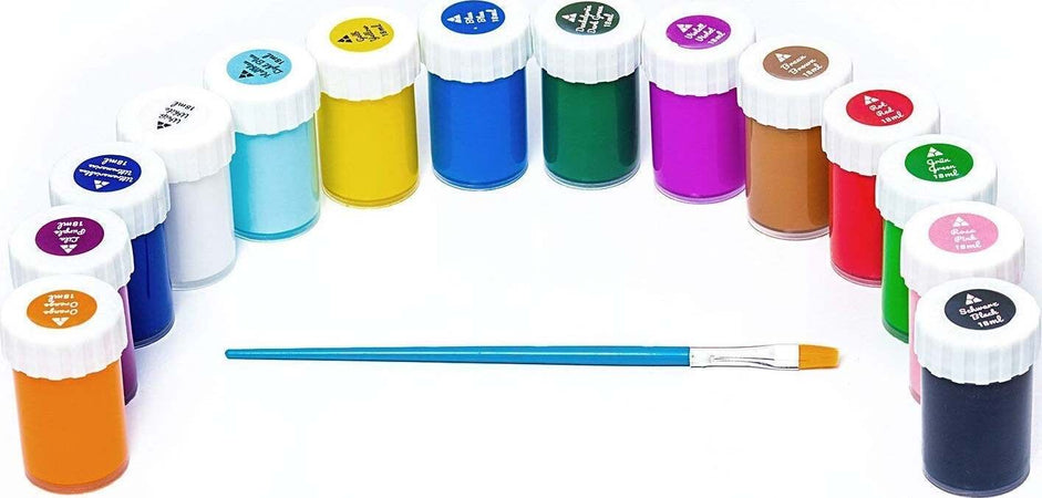 PITTURA ACRILICA VERNICE SET 12 PZ COLORI ASSORTITI DA 25ML PENNELLO IN OMAGGIO Giochi e giocattoli/Attività creative/Accessori per disegnare e colorare/Pittura/Colori a tempera Trade Shop italia - Napoli, Commerciovirtuoso.it