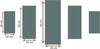 Pittura-decorativa-su-MDF-5-pezzi-Fiore-Bianco-5PMX-044-Wall-Addiction