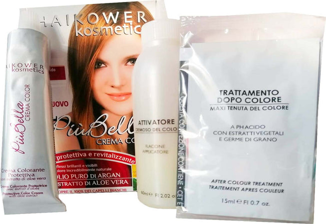 Piu’ Bella Crema Color 7 Crema Colorante Colore Per Capelli Con Olio Di Puro Argan Ed Estratto Di Aloe Vera Protettiva E Revitalizzante Bellezza/Cura dei capelli/Colore/Colore permanente Profumeria Chèri - Locri, Commerciovirtuoso.it