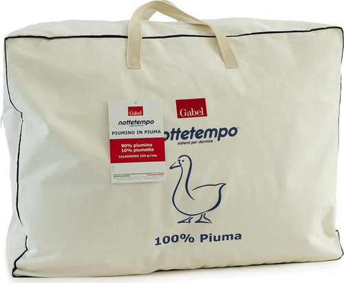 Piumino-100%-Piuma-Vergine-D'oca-GABEL-Varie-Misure-90%-piumino-e-10%-piumette