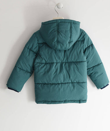Piumino Bimbo Bimba 200gr. Lungo Verde Scuro Sarabanda con Cappuccio e Tasche 124d311800 Var 4537 Colore Verde Scuro Moda/Prima infanzia/Abbigliamento/Bambino 0-24/Giacche e cappotti/Cappotti e giacche Sanitaria Gioia del Bimbo - Villa San Giovanni, Commerciovirtuoso.it