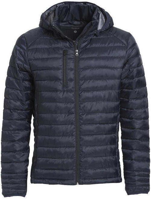 Piumino Hudson Blu Giacca con Cappuccio Imbottita