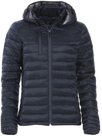 Piumino Hudson Blu Giacca Donna con Cappuccio Imbottita