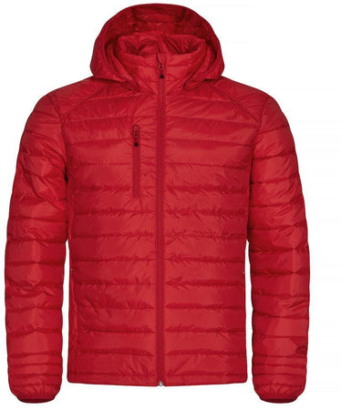 Piumino Hudson Rosso Giacca con Cappuccio Imbottita