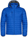 Piumino Hudson Royal Azzurro Giacca con Cappuccio Imbottita Taglie Forti