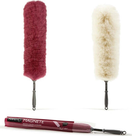 Piumino magnete - attira polvere - diametro 5 cm - altezza 65 cm - rosso - Perfetto Casa e cucina/Detergenti e prodotti per la pulizia/Strumenti di pulizia/Panni per pulizia Eurocartuccia - Pavullo, Commerciovirtuoso.it