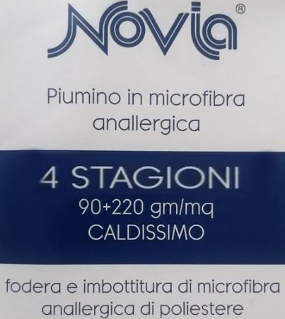 Piumino Singolo In Microfibra Quattro Stagioni Anallergico Novia Caldissimo Con Fodera E Imbottitura Anallergica In Microfibra Bianco 90gr+220gr Casa e cucina/Tessili per la casa/Biancheria da letto/Coperte e trapunte/Coperte Puleo Casa - Palermo, Commerciovirtuoso.it