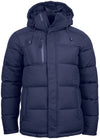 Piumino Uomo Giacca Invernale Nera O Blu Con Cappuccio Impermeabile Uomo Tessuto Impermeabile E Traspirante Tasche Interne Clique Colorado 020931
