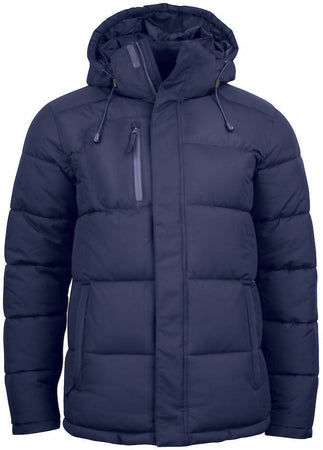 Piumino Uomo Giacca Invernale Nera O Blu Con Cappuccio Impermeabile Uomo Tessuto Impermeabile E Traspirante Tasche Interne Clique Colorado 020931
