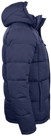 Piumino Uomo Giacca Invernale Nera O Blu Con Cappuccio Impermeabile Uomo Tessuto Impermeabile E Traspirante Tasche Interne Clique Colorado 020931