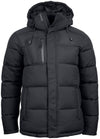 Piumino Uomo Giacca Invernale Nera O Blu Con Cappuccio Impermeabile Uomo Tessuto Impermeabile E Traspirante Tasche Interne Clique Colorado 020931