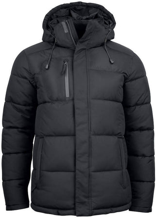 Piumino Uomo Giacca Invernale Nera O Blu Con Cappuccio Impermeabile Uomo Tessuto Impermeabile E Traspirante Tasche Interne Clique Colorado 020931