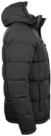 Piumino Uomo Giacca Invernale Nera O Blu Con Cappuccio Impermeabile Uomo Tessuto Impermeabile E Traspirante Tasche Interne Clique Colorado 020931