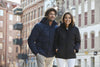 Piumino Uomo Giacca Invernale Nera O Blu Con Cappuccio Impermeabile Uomo Tessuto Impermeabile E Traspirante Tasche Interne Clique Colorado 020931