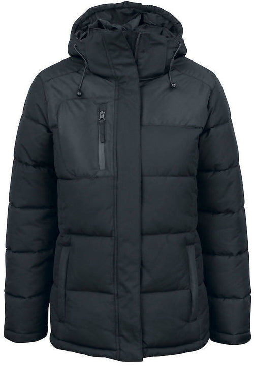 Piumino Uomo Giacca Invernale Nera O Blu Con Cappuccio Removibile Tessuto Impermeabile E Traspirante Tasche Laterali Con Zip Clique Colorado 020932