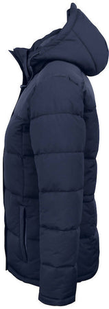 Piumino Uomo Giacca Invernale Nera O Blu Con Cappuccio Removibile Tessuto Impermeabile E Traspirante Tasche Laterali Con Zip Clique Colorado 020932