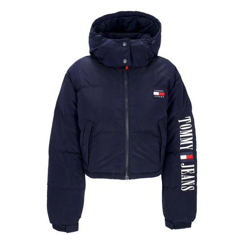 Tommy Hilfiger Piumino Corto Donna Crop Alaska Archive Flag Jacket Dark Night Navy da donna
