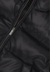 KARL KANI Piumino Corto Donna W Serif Crop Puffer Jacket Black da donna
