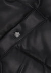KARL KANI Piumino Corto Donna W Serif Crop Puffer Jacket Black da donna