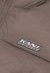 KARL KANI Piumino Corto Donna W Sport Patch Crop Puffer Jacket Taupe da donna