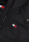 Tommy Hilfiger Piumino Donna Crop Alaska Puffer Black da donna