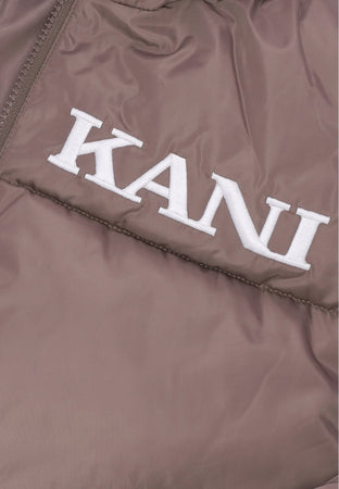 KARL KANI Piumino Donna W Retro Essential Puffer Jacket Taupe da donna
