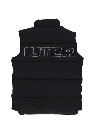 IUTER Piumino Smanicato Uomo Puff Vest Black da uomo
