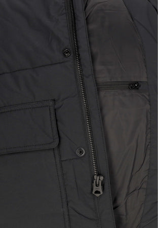 OBEY Piumino Uomo Brunswick Puffer Black da uomo