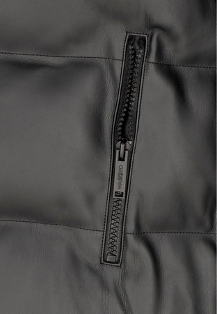 WASTED PARIS Piumino Uomo Kingdom Curve Puffer Jacket Black da uomo
