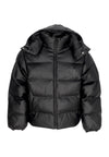 WASTED PARIS Piumino Uomo Kingdom Hooded Puffer Jacket Black da uomo