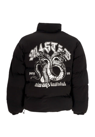 WASTED PARIS Piumino Uomo Lethal Nylon Puffer Jacket Black da uomo